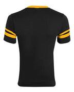 Augusta Sportswear V-Neck Jersey with Striped Sleeves 360