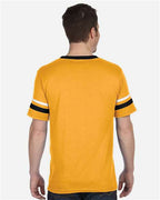 Augusta Sportswear V-Neck Jersey with Striped Sleeves 360
