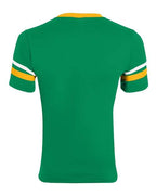 Augusta Sportswear V-Neck Jersey with Striped Sleeves 360