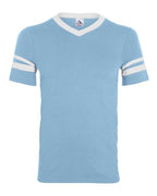 Augusta Sportswear V-Neck Jersey with Striped Sleeves 360