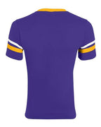 Augusta Sportswear V-Neck Jersey with Striped Sleeves 360