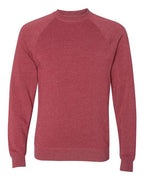Independent Trading Co. Unisex Special Blend Raglan Crewneck Sweatshirt PRM30SBC