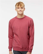 Independent Trading Co. Unisex Special Blend Raglan Crewneck Sweatshirt PRM30SBC