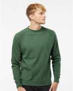 Independent Trading Co. Unisex Special Blend Raglan Crewneck Sweatshirt PRM30SBC