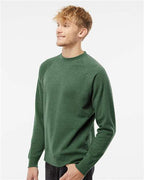 Independent Trading Co. Unisex Special Blend Raglan Crewneck Sweatshirt PRM30SBC