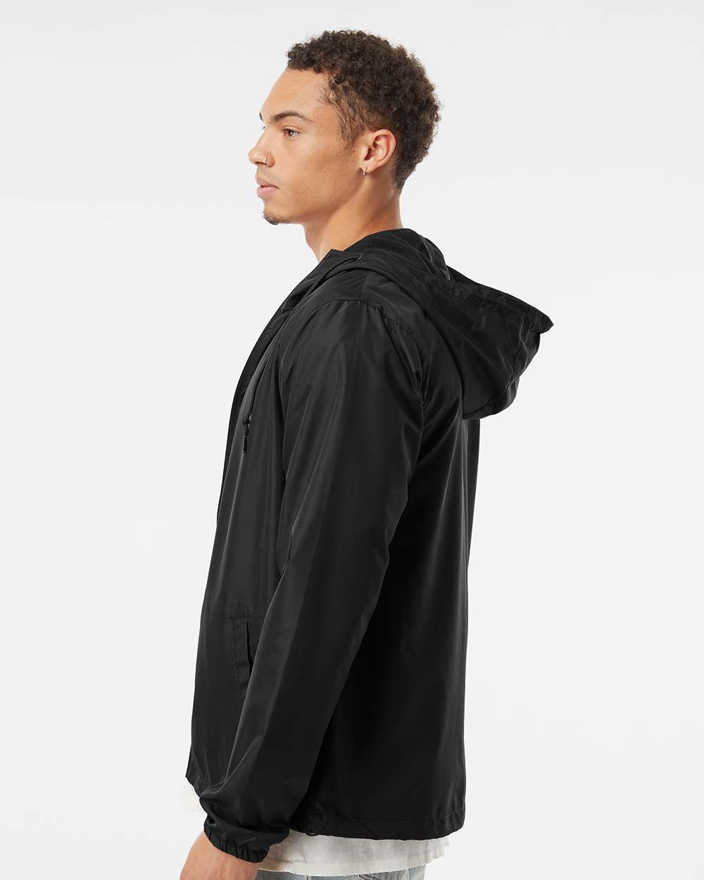Men's Lightweight Windbreaker Full-Zip Jacket