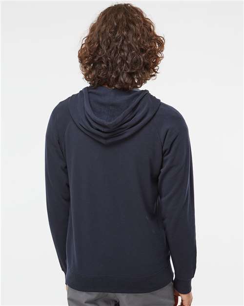 Independent Trading Co. Unisex Special Blend Raglan Full-Zip Hooded Sweatshirt PRM33SBZ
