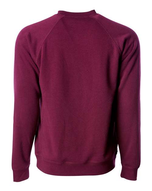 Independent Trading Co. Unisex Special Blend Raglan Crewneck Sweatshirt PRM30SBC