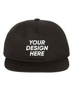 YP Classics 6502 | Lightly-Structured Five-Panel Snapback Cap