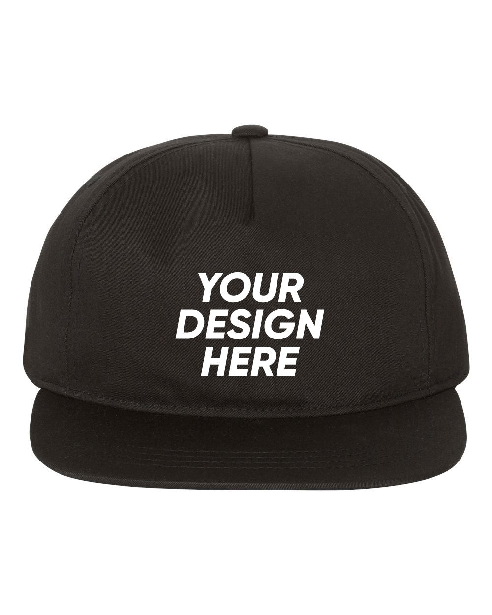 YP Classics 6502 | Lightly-Structured Five-Panel Snapback Cap