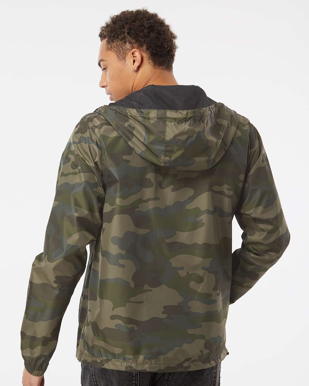 Men's Lightweight Windbreaker Full-Zip Jacket