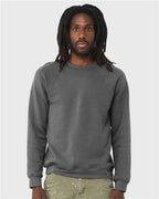 BELLA + CANVAS Unisex Sponge Fleece Raglan Crewneck Sweatshirt 3901
