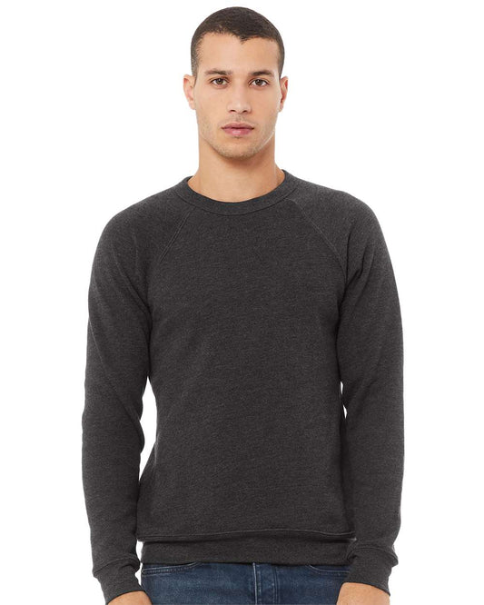 Custom Unisex Sponge Fleece Raglan Crewneck Sweatshirt – Add Your Logo or Design