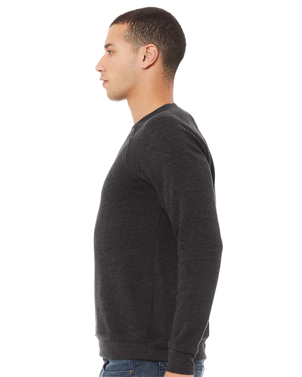 Custom Unisex Sponge Fleece Raglan Crewneck Sweatshirt – Add Your Logo or Design