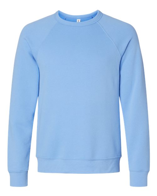 BELLA + CANVAS Unisex Sponge Fleece Raglan Crewneck Sweatshirt 3901