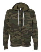 Independent Trading Co. Unisex Lightweight Full-Zip Hooded Sweatshirt AFX90UNZ