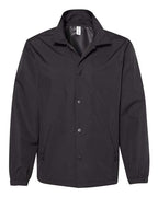 Independent Trading Co. Men's Water-Resistant Windbreaker Coach’s Jacket EXP99CNB