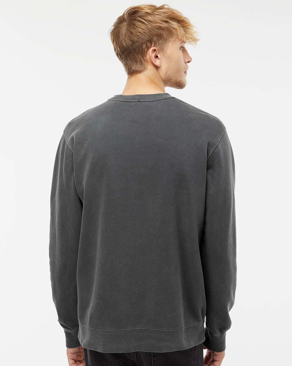 Custom Midweight Pigment-Dyed Crewneck Sweatshirt – Add Your Logo or Design