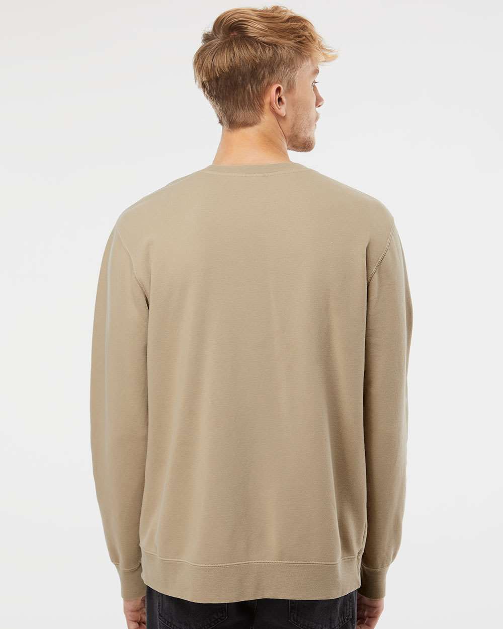 Custom Midweight Pigment-Dyed Crewneck Sweatshirt – Add Your Logo or Design