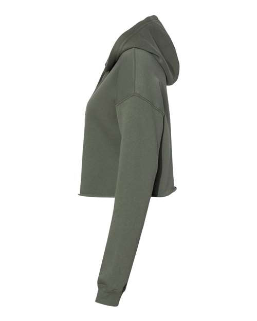 BELLA + CANVAS Women's Crop Fleece Hoodie Sweatshirt 7502