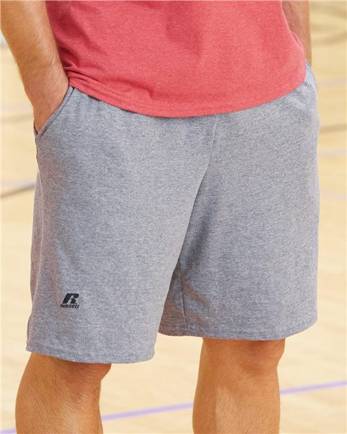 Men's Cotton Classic Jersey Shorts with Pockets - 25843M