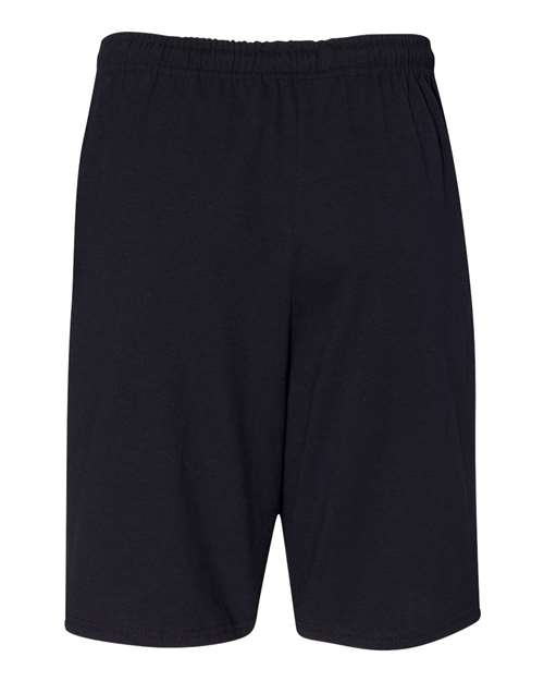 Men's Cotton Classic Jersey Shorts with Pockets - 25843M