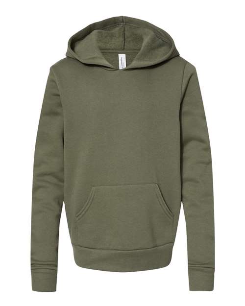 BELLA + CANVAS Youth Sponge Fleece Hoodie Sweatshirt 3719Y