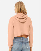 BELLA + CANVAS Women's Crop Fleece Hoodie Sweatshirt 7502