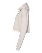 BELLA + CANVAS Women's Crop Fleece Hoodie Sweatshirt 7502