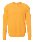 BELLA + CANVAS Unisex Sponge Fleece Raglan Crewneck Sweatshirt 3901