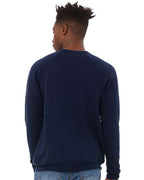 BELLA + CANVAS Unisex Sponge Fleece Raglan Crewneck Sweatshirt 3901