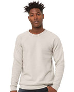 BELLA + CANVAS Unisex Sponge Fleece Raglan Crewneck Sweatshirt 3901