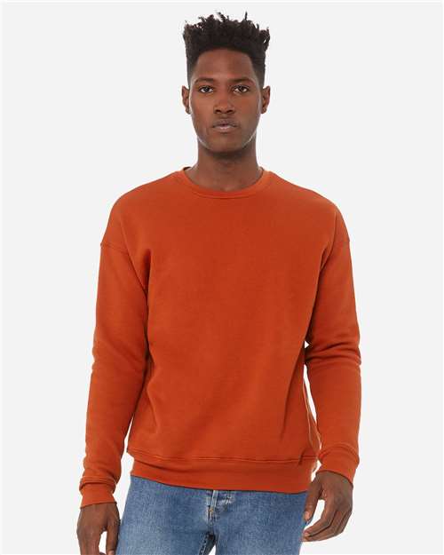 BELLA + CANVAS Unisex Sponge Fleece Drop Shoulder Crewneck Sweatshirt 3945