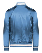 Augusta Sportswear Unisex Satin Baseball Jacket Striped Trim 3610