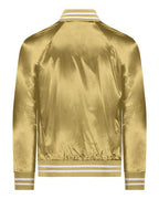 Augusta Sportswear Unisex Satin Baseball Jacket Striped Trim 3610