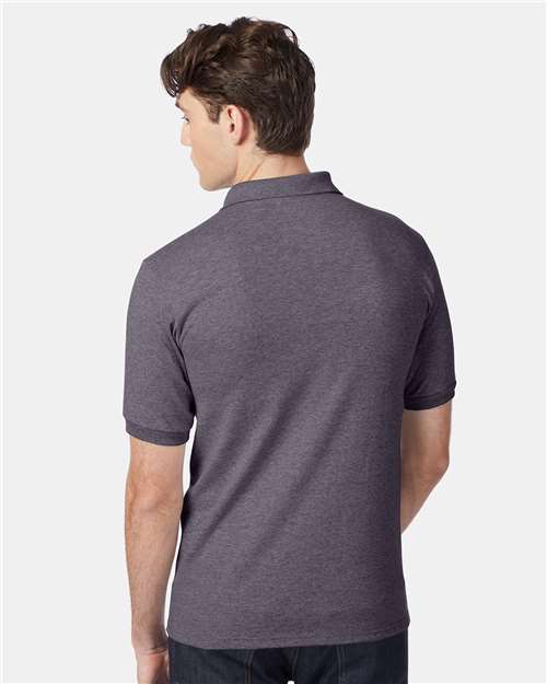 Hanes Men's EcoSmart® Jersey Polo 054X