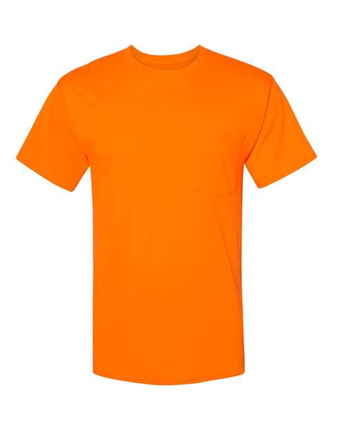 Hanes Unisex Workwear Pocket T-Shirt W110