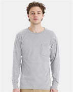 Hanes Unisex Workwear Long Sleeve Pocket T-Shirt W120