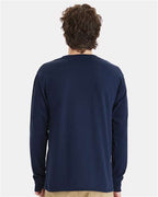 Hanes Unisex Workwear Long Sleeve Pocket T-Shirt W120
