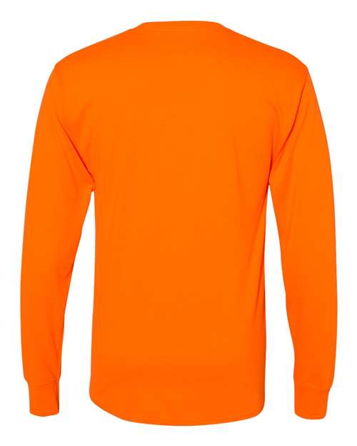 Hanes Unisex Workwear Long Sleeve Pocket T-Shirt W120