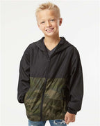 Independent Trading Co. Youth Lightweight Windbreaker Full-Zip Jacket EXP24YWZ