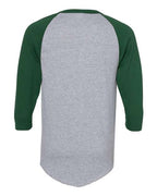 Augusta Sportswear Unisex Three-Quarter Raglan Sleeve Baseball Jersey T-Shirt 4420
