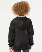 Independent Trading Co. Youth Lightweight Windbreaker Full-Zip Jacket EXP24YWZ