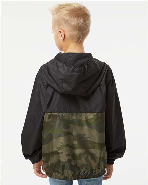 Independent Trading Co. Youth Lightweight Windbreaker Full-Zip Jacket EXP24YWZ