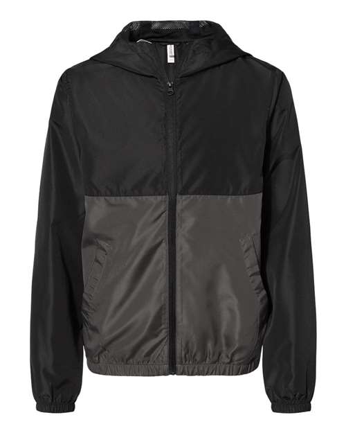 Independent Trading Co. Youth Lightweight Windbreaker Full-Zip Jacket EXP24YWZ