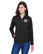 Core365 78184 | Women's Cruise Two-Layer Fleece Bonded Soft Shell Jacket