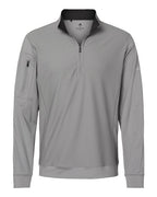 Adidas Men's Textured Quarter-Zip Pullover A295