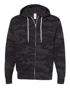 Independent Trading Co. Unisex Lightweight Full-Zip Hooded Sweatshirt AFX90UNZ