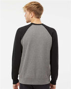 Independent Trading Co. Unisex Special Blend Raglan Crewneck Sweatshirt PRM30SBC