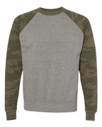 Independent Trading Co. Unisex Special Blend Raglan Crewneck Sweatshirt PRM30SBC